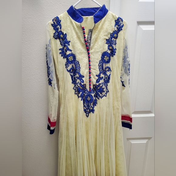3 Pc Indian Anarkali Formal Outfit - Picture 2 of 8
